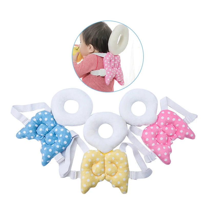 

Baby Head Protection Pad Toddler Headrest Pillow Baby Neck Cute Wings Nursing Drop Resistance Cushion Prevent Fall Down
