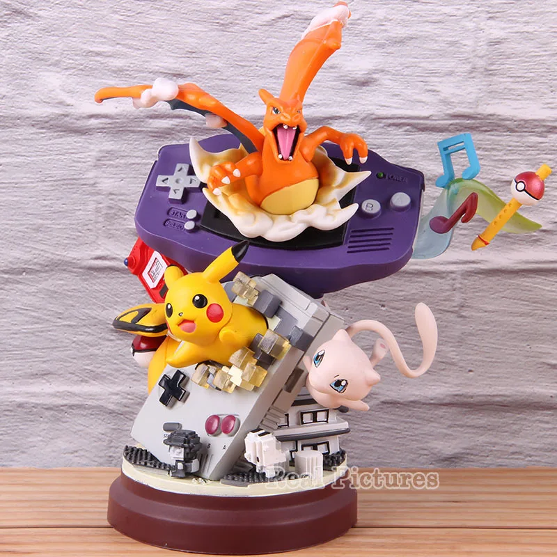 Anime Cartoon Monsters Figure Charizard Mew GK Statue PVC Action Figure Collectible Model Toy Gift