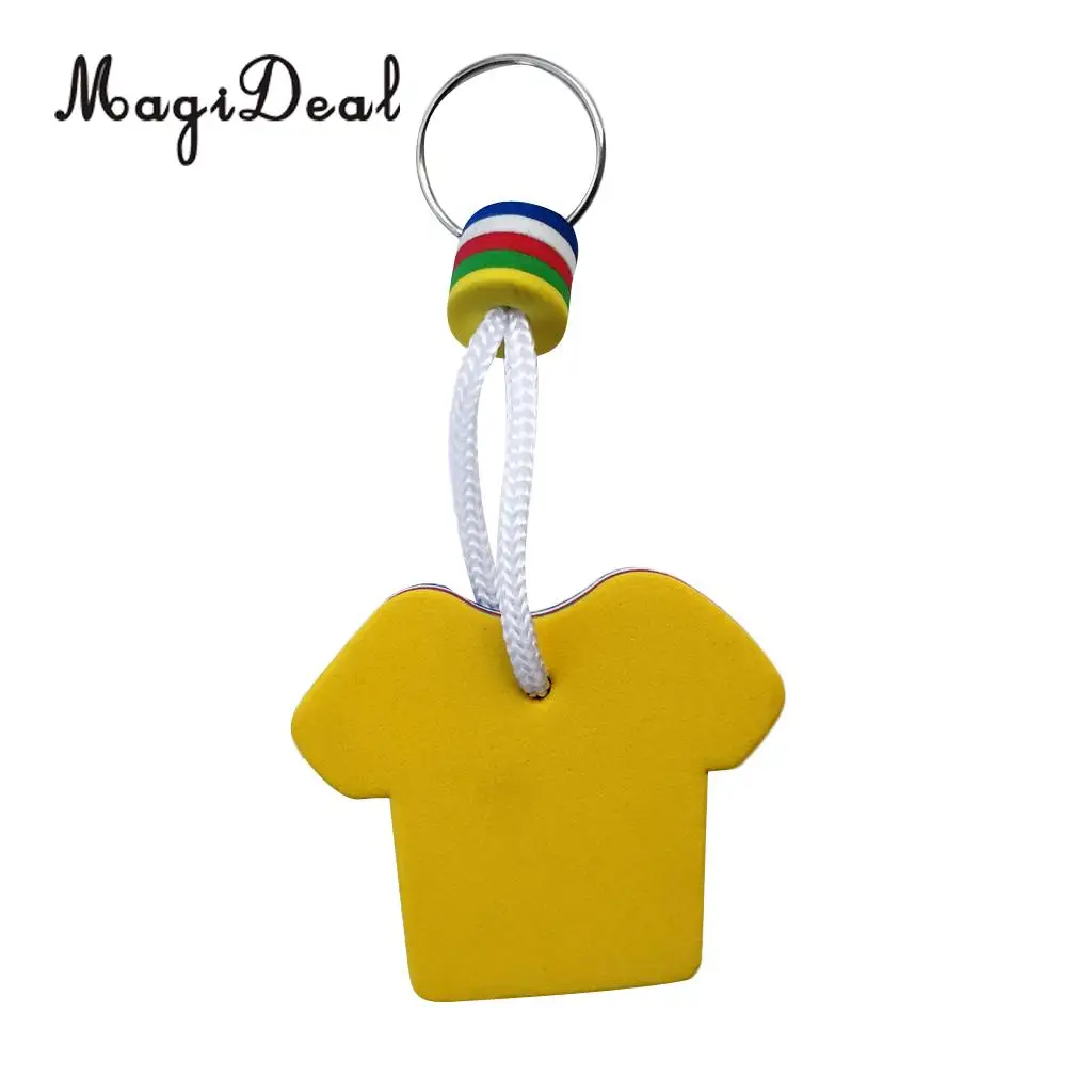 EVA Foam Floating Keyring for Boating Yachting Sailing Swim T Shirt Shape for Kayaking Canoeing Fishing Boating Accessories