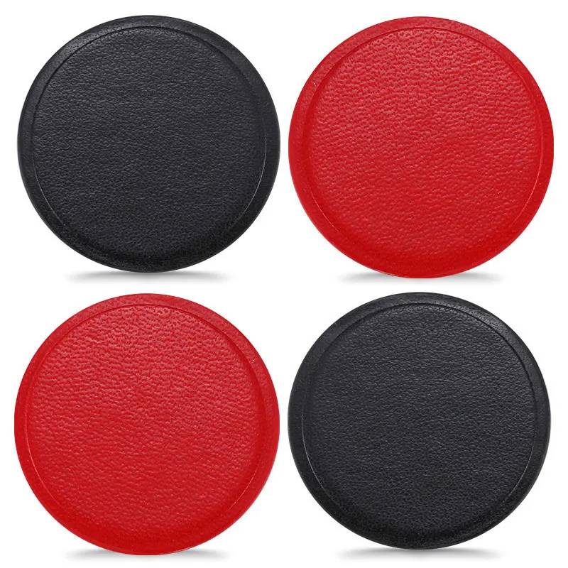 XMXCZKJ Car Magnetic Holder Accessories Replacement PU Leather Metal Plate Kit With Adhesive Magnet For Disk Mobile Phone Stand - Цвет: 2Black2Red pu