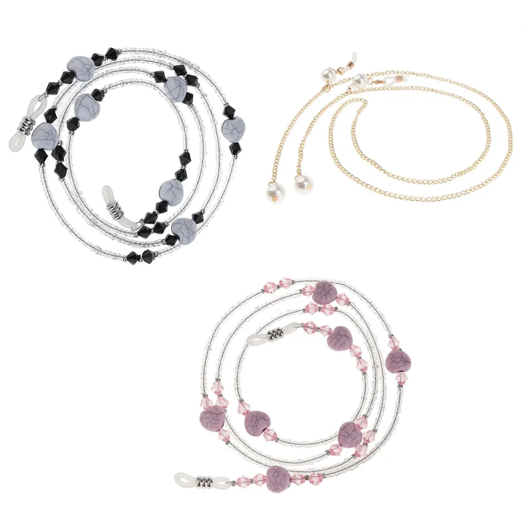 3 шт очки солнцезащитные очки шнур держатель солнцезащитные очки с шейной веревочкой шеи ремешки-цепи