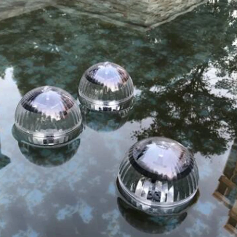 Светодиодный светильник с плавающим шаром, меняющий цвет на солнечной батарее, для бассейна, пруда, открытый декор, новинка