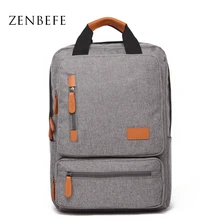 ZENBEFE, mochilas Vintage para hombres, mochilas escolares para adolescentes, mochila para ordenador portátil de gran capacidad, mochila de viaje de ocio para hombres, mochilas