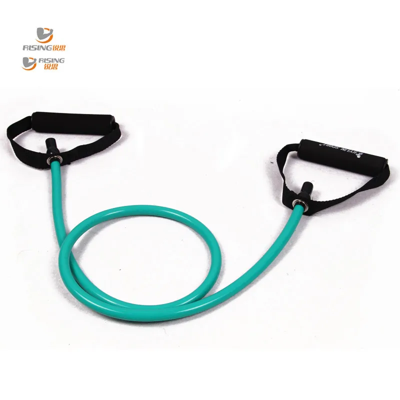 resistance exercise band tubes stretch yoga font b fitness b font equipment workout pilates green for