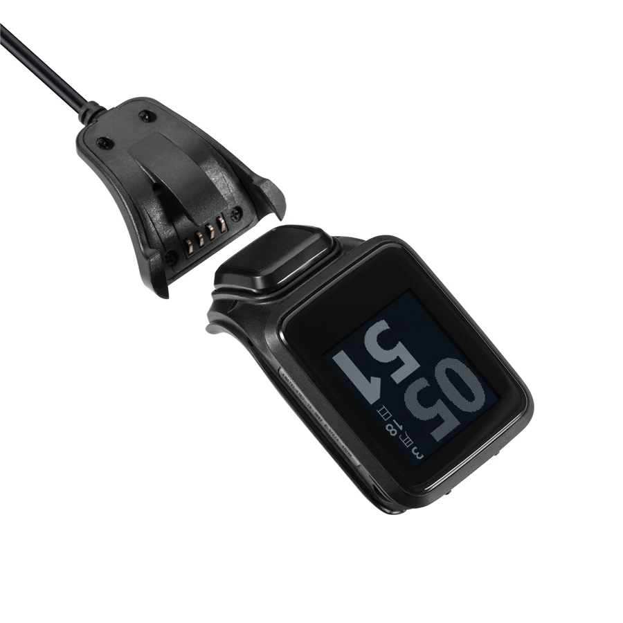 Черный USB кабель для передачи данных и зарядки TomTom Runner 2 3 Golfer Adventurer Spark зарядное
