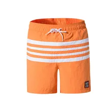 Мужские Пляжные пляжные шорты для серфинга, быстросохнущие шорты для плавания, мужские шорты для плавания с подкладкой, плавки из полиэстера