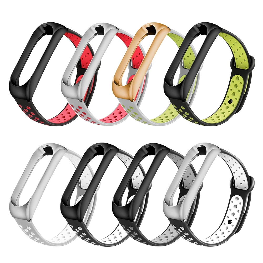 

Mi Band 3 4Strap Wrist Strap for Xiaomi Mi Band 3 4 Sport Silicone Bracelet for Xiaomi Mi Band 3 Band3 4Smart Watch Bracelet