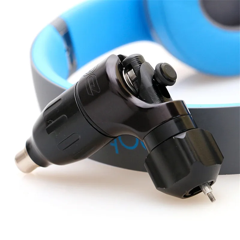 

One RCA Rotary Tattoo Machine Gun Pen With Swiss Motor For Tattoo Machine Power Kit Set Supply FREE SHIPPING HCM01-BK