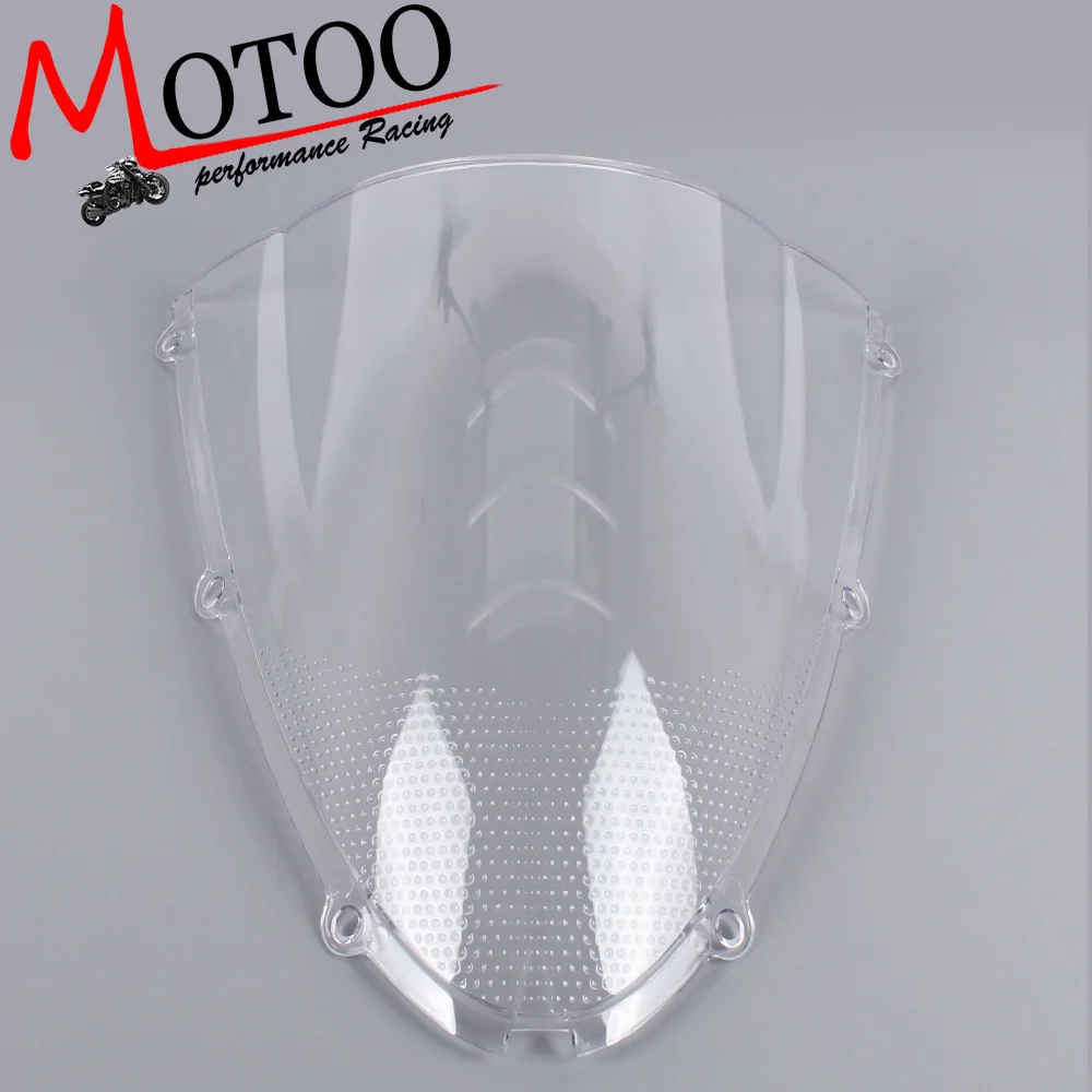

Motoo - Motorcycle Wind Deflectors Wind shield Windshield WindScreen Double Bubble for Kawasaki zx-6r 2005-2008 zx-10r 2006-2007