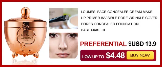Krem do twarzy loumesi Face Concealer tworzą podkład niewidzialny porów pokrycie zmarszczek pory Concealer Foundation Base makijaż tanie i dobre opinie Korektor Pożywne wrażliwe antybakteryjne i przeciwzapalne Kontrola oleju korektor plamka usuwanie wodoodporny wodoodporne przeciwzmarszczkowy balsam rozjaśnić trądzik Spot usuwania Sun Block wybielanie naturalne Krem do twarzy loumesi Face Concealer tworzą podkład niewidzialny porów pokrycie zmarszczek pory Concealer Foundation Base makijaż tanie i dobre opinie Korektor Pożywne wrażliwe antybakteryjne i przeciwzapalne Kontrola oleju korektor plamka usuwanie wodoodporny wodoodporne przeciwzmarszczkowy balsam rozjaśnić trądzik Spot usuwania Sun Block wybielanie naturalne