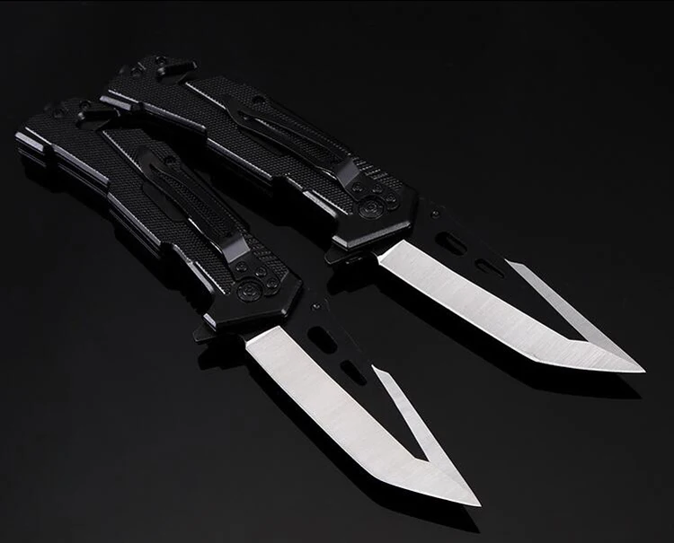 Мульти-функция уличный карманный нож кемпинг Самозащита охотничьи ножи походные кемпинговые Инструменты 440C алюминиевый сплав
