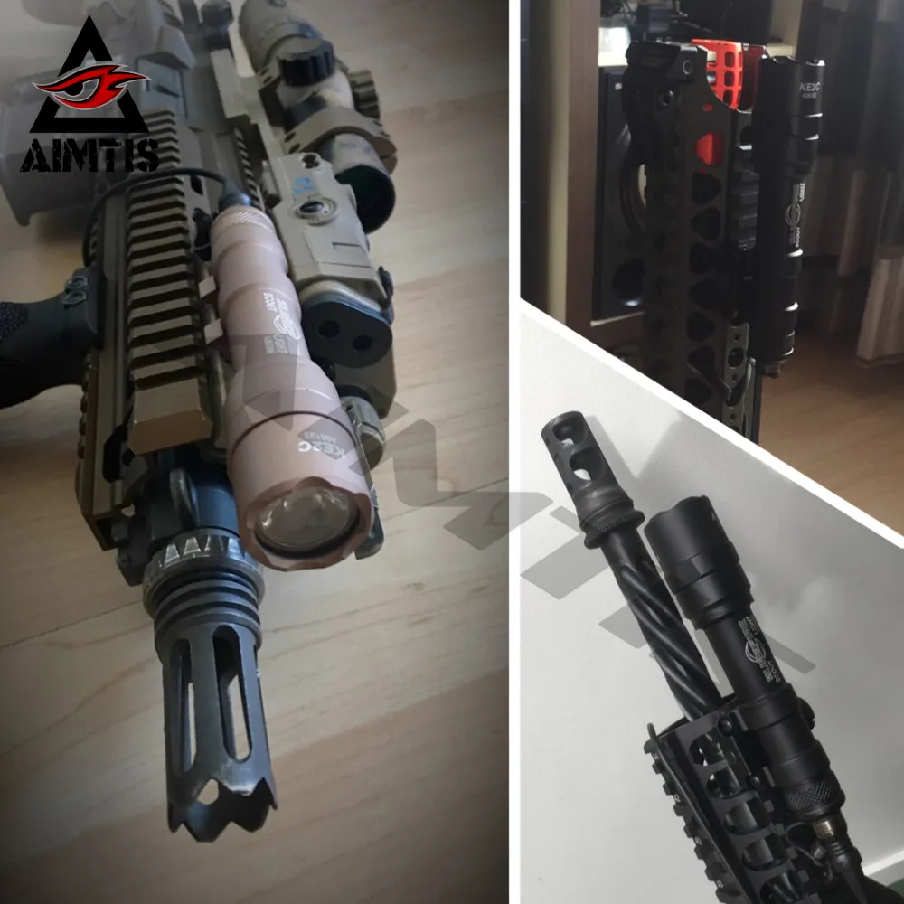 Фонарь AIMTIS M600B миниатсветильник светодиодный тактический со светодиодной
