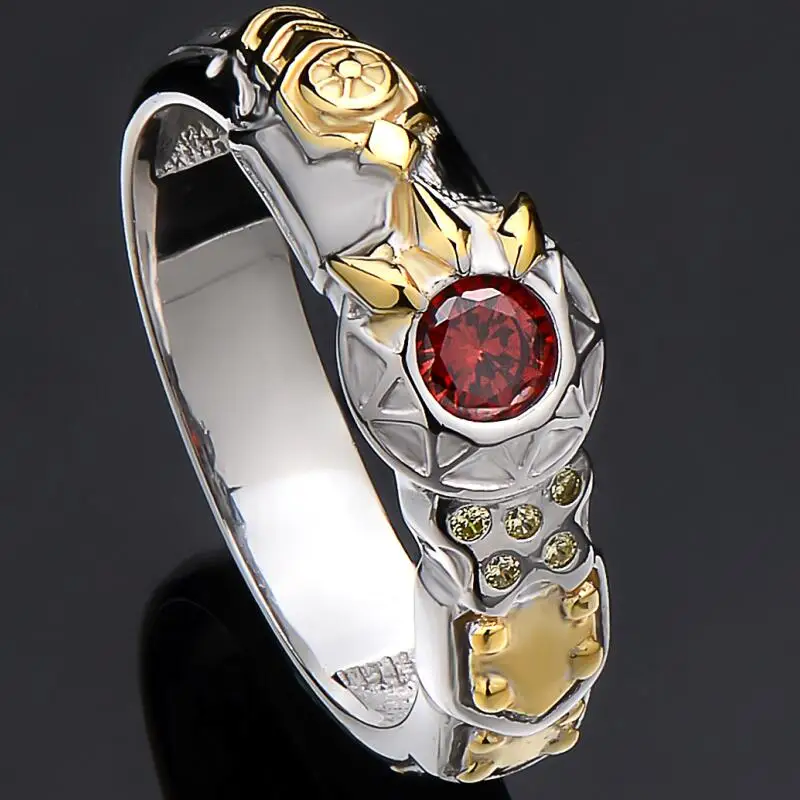 S925 Jewelry Sterling Sliver Engagement Rings LoL Hero Master Graves Ring Game Christmas Gift Size 11 | Украшения и аксессуары