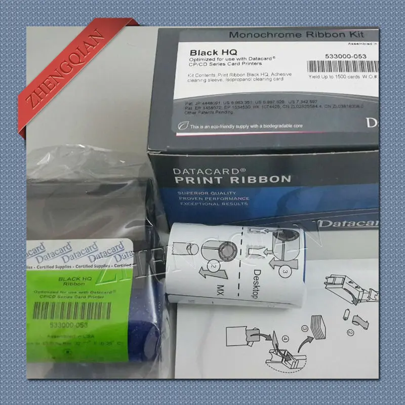 Datacard Cd800 Black Ribbon 533000053 Printer Ribbons AliExpress