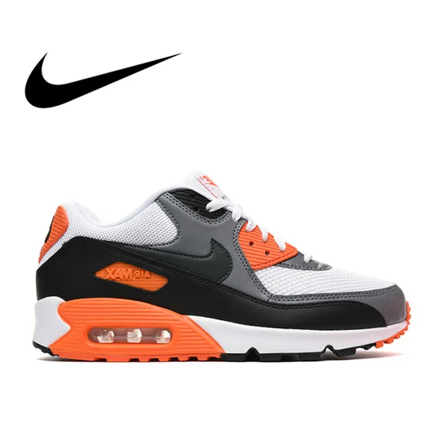 Original Authentic NIKE Men's AIR MAX 90 ESSENTIAL Breathable Running Shoes Comfortable Professional Outdoor Sports Sneakers