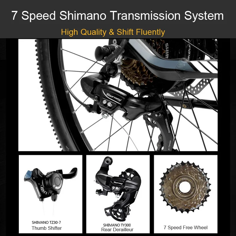 Sale T8 Strong Powerful Electric Bike Bicycle, High Quality MTB Electric Mountain Bike, Adopt Suspension Fork 4