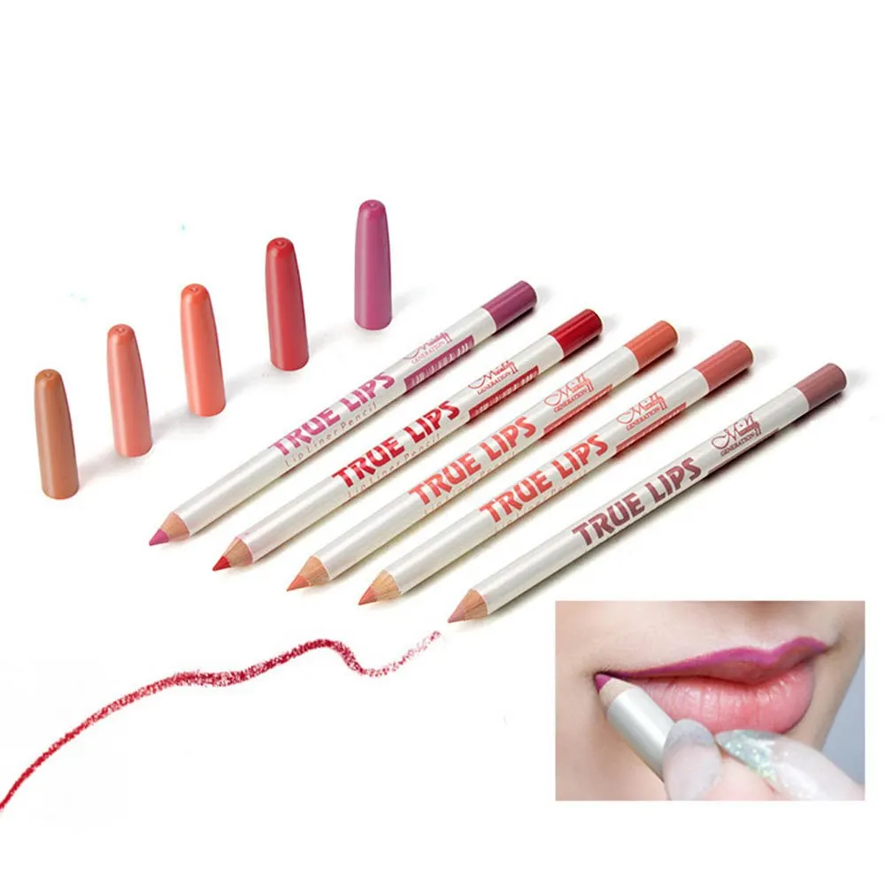 12 цветов/коробка Professional Lip Liner Sexy матовый карандаш для губ Карандаш ню Lipsliner ручка