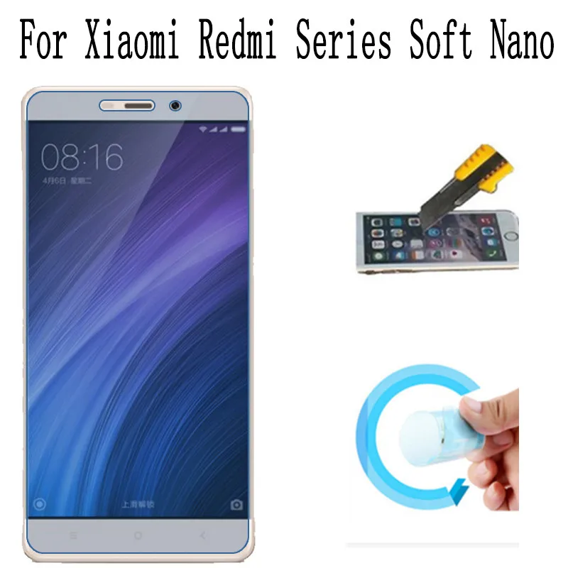Для Xiaomi Redmi Note 4X 4a Nano Взрывозащищенный мягкий протектор экрана для 4 Pro note 2 note3 не