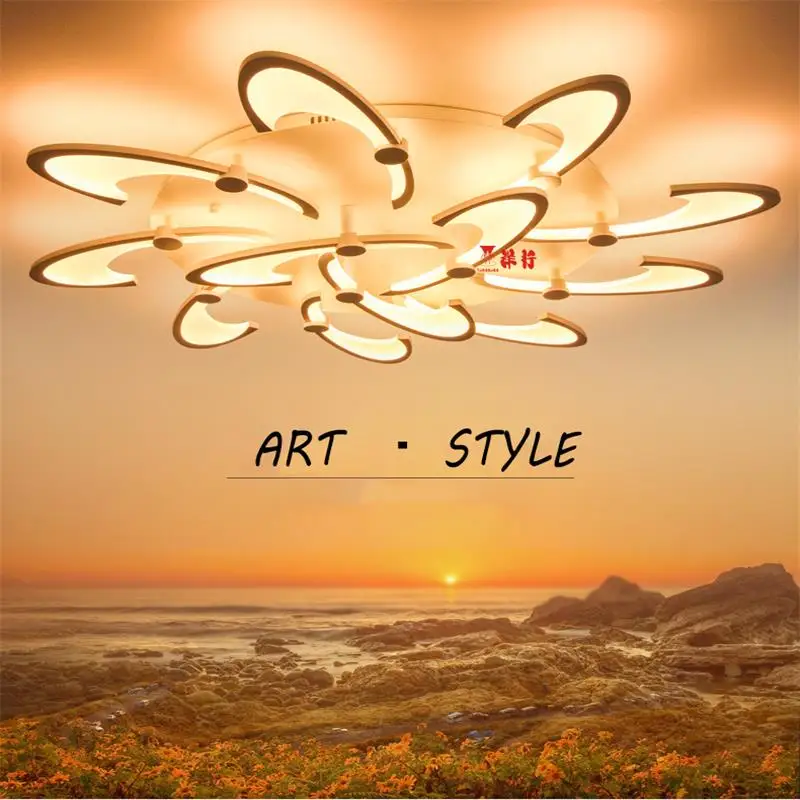 

Mode LED New Surface mounted modern led ceiling lights for living room Bedroom Aluminum White AC85-265V Indoor LED Ceiling Lamp