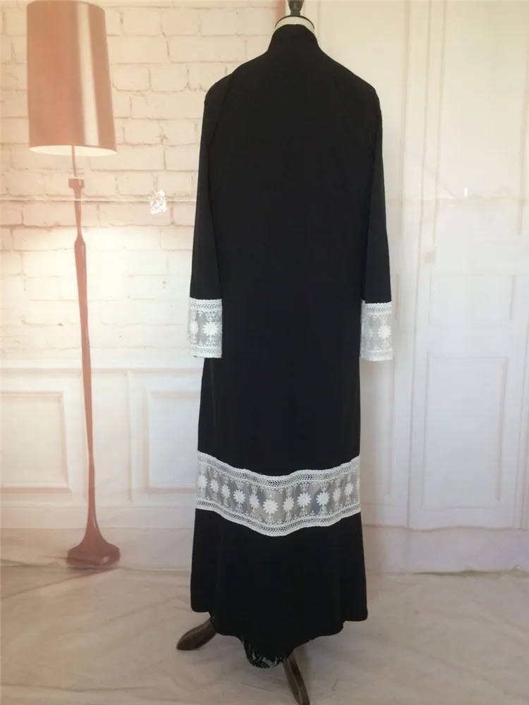 Мусульманский женский кардиган Abaya модное исламское пальто с длинными рукавами