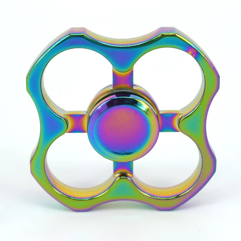

Tiger Buckle Fingertip Gyro Fidget Spinner For ADHD Anti Stress Colorful EDC Zinc Alloy Toy Hand Spinner