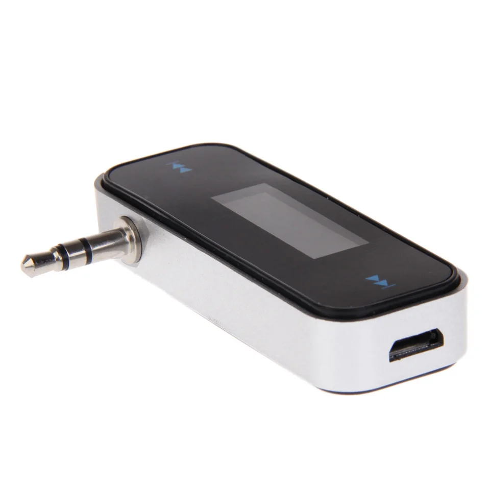 Mini Portable 3.5mm Jack FM Transmitter Module Rechargeable Built-in Battery FM modulators car-styling