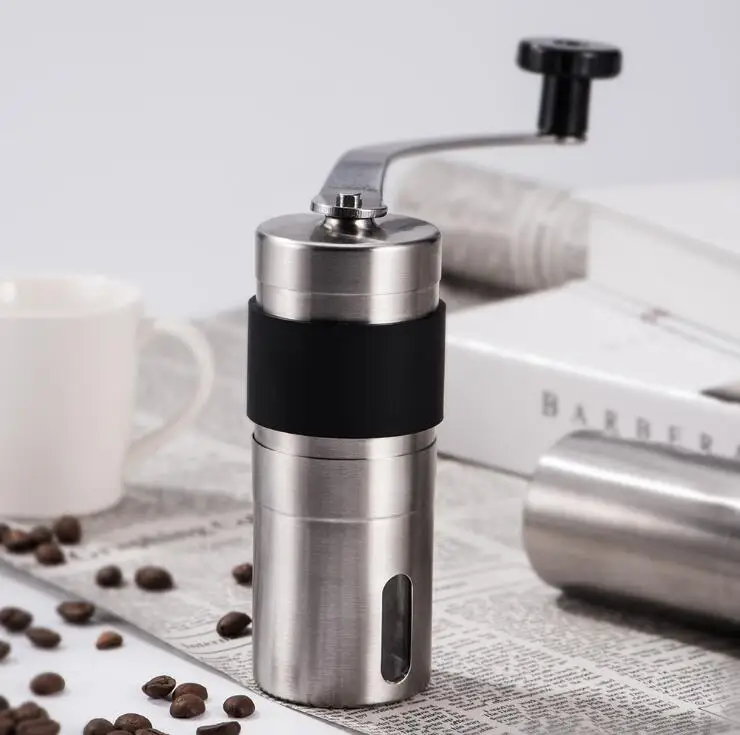 Stainless Steel Coffee Grinder Manual Hand moka Coffee Maker Mill