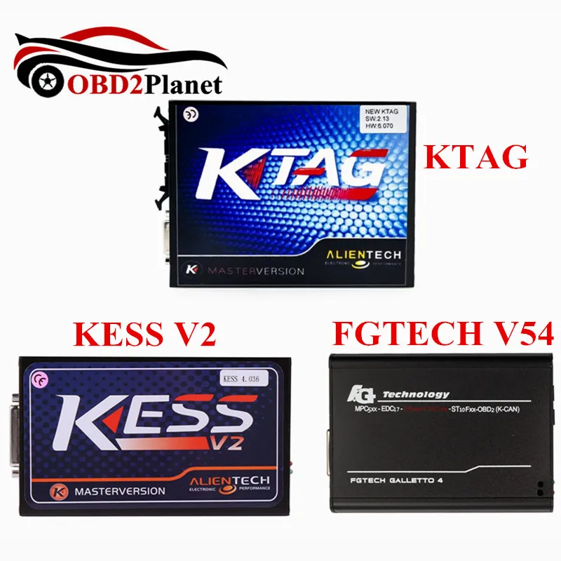 Без ограничения маркера KESS V2 V2.32 OBD2 тюнинговый комплект+ KTAG V2.13 ECU Инструмент для программирования+ V54 FGTech Galletto 4 Мастер Быстрая