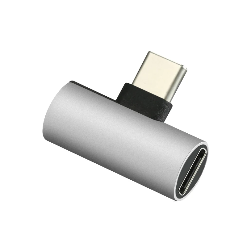 3 в 1 USB C к type-c адаптер usb type C зарядный кабель преобразователь для наушников для huawei P30 samsung Xiaomi Mi 8 адаптер для наушников - Цвет: sliver