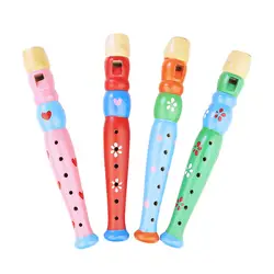 Детская игрушка музыкальный инструмент деревянный трубчатый флейта раннее музыкальное образование игрушки подарок портативный детский