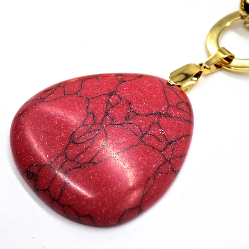 AMUMIU в стиле панк ювелирное изделие с красными камнями наборы для ухода за кожей для женщин Винтаж Золото Цвет Свадебные цепочки и ожерелья браслет серьги р