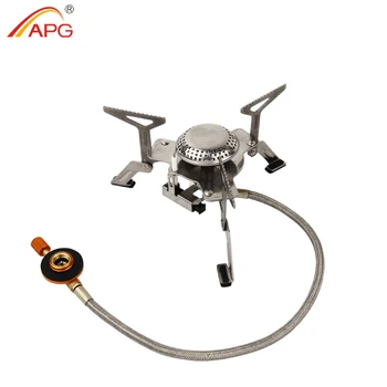 

APG Outdoor Camping Gas Stove Portable Folding Survival Furnace Picnic Cooking Gas Burners Cooker