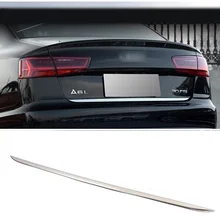 IN PORTA POSTERIORE TRONCO BOOT TRIM ESTERNO STAMPAGGIO ADESIVI PER AUDI A6 C7 (berline) 2012-2015 ACCESSORI AUTO-STYLING
