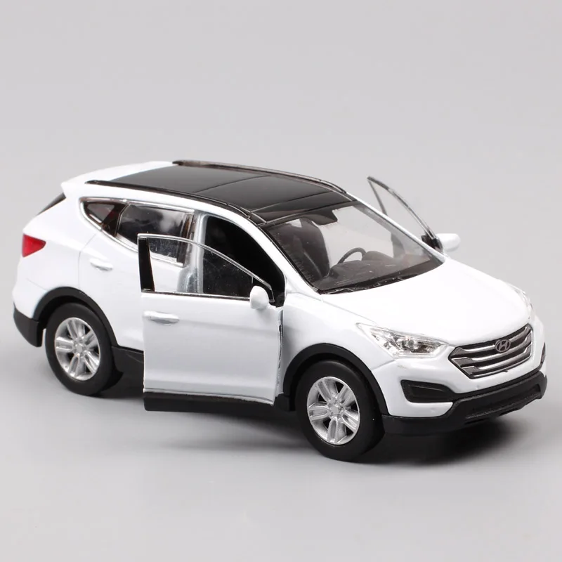 1/36 мини hyundai Santa fe Maxcruz SUV миниатюрные машинки металлические Литые под давлением оттягивающиеся Welly модели детские игрушки реплики для мальчиков