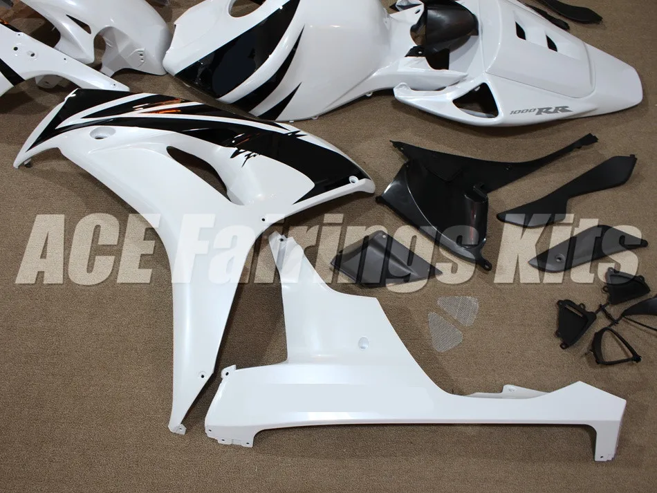 3 подарка ABS Мотоциклетный Кузов обтекатель комплект подходит для Honda CBR1000RR 06 07 обтекатели набор CBR 1000 RR 2006 2007 черный белый