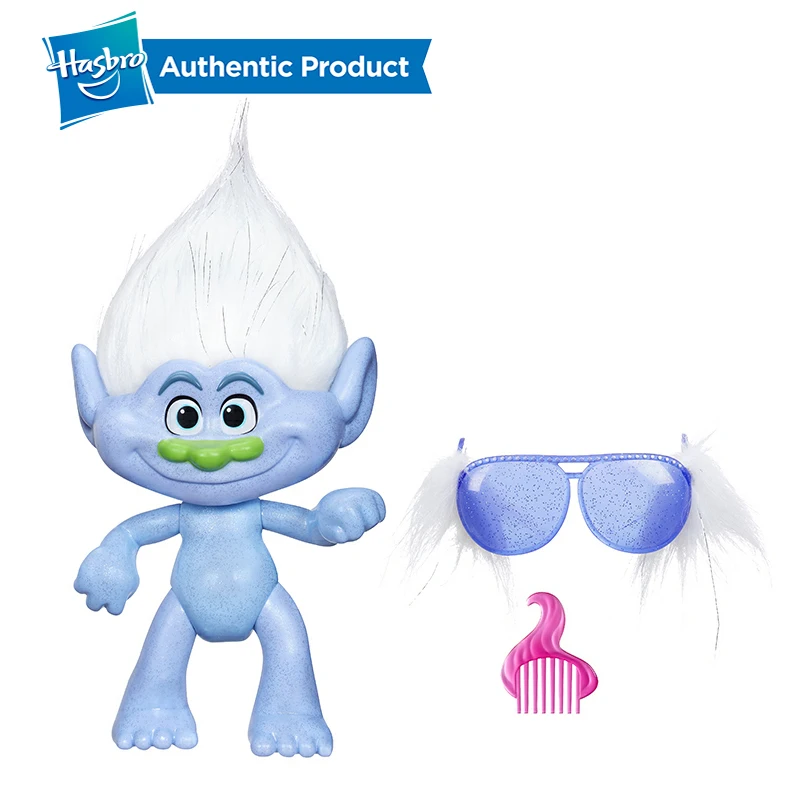 Hasbro DreamWorks Тролли блестящий парень бриллианты аниме фигурки мини коллекция