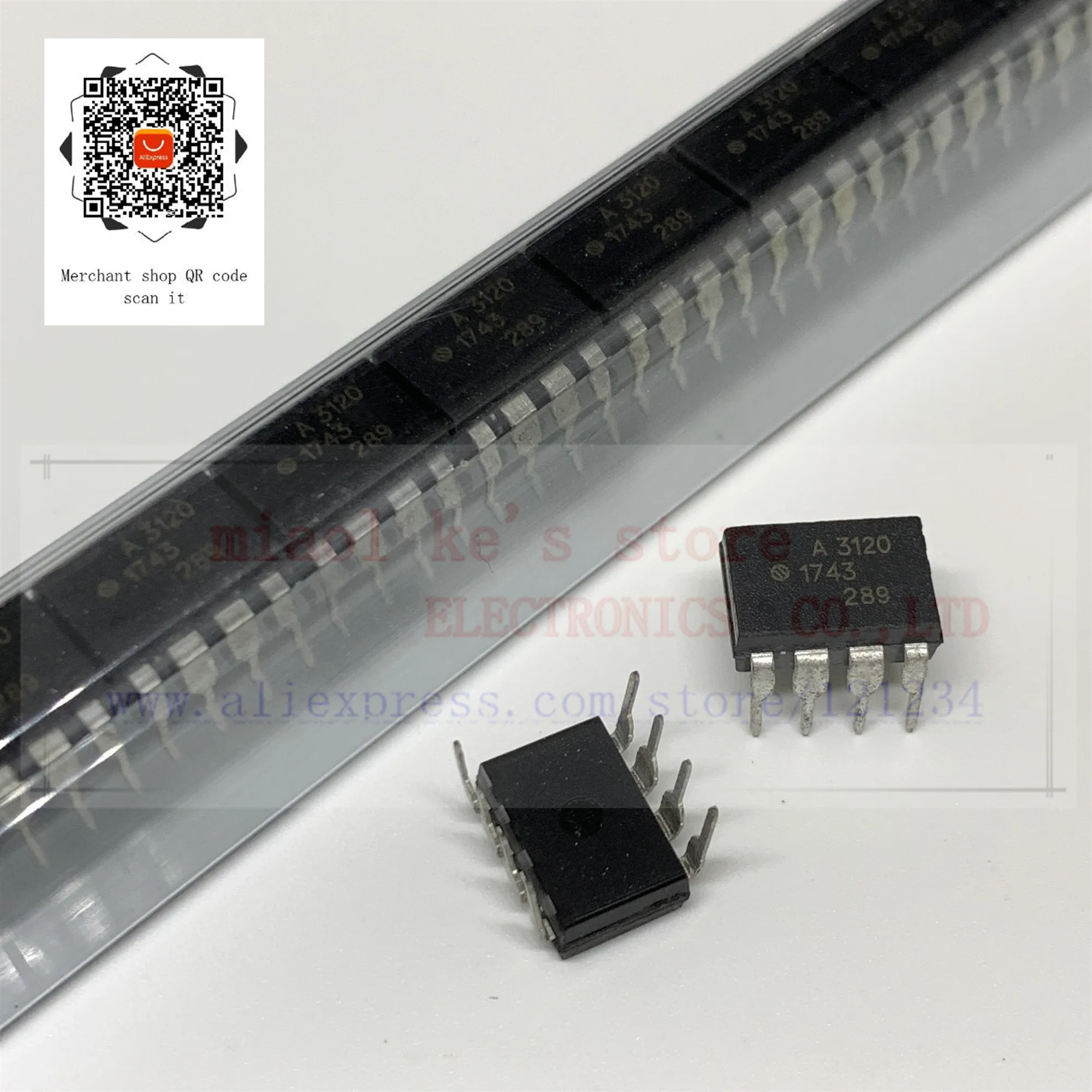 

[10pcs/1lot]100%New original; HCPL-3120-000E HCPL-3120-000 HCPL3120 HCPL-3120 A3120V A3120 - OPTOISO 3.75KV 1CH GATE DVR 8DIP