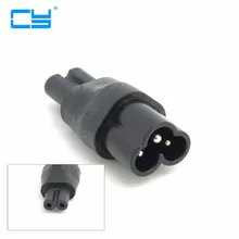 IEC 320 C7 C6 parágrafo IEC Iec320 adaptador conversor tomada adaptador de tomada conector de alimentação trevo