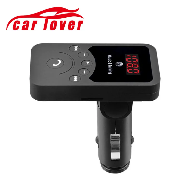 

Wireless Bluetooth Music Player Handsfree FM Receiver Transmitter TF Car Kit Mp3 PlayerCar Audio Adapter AUX With LED Screen