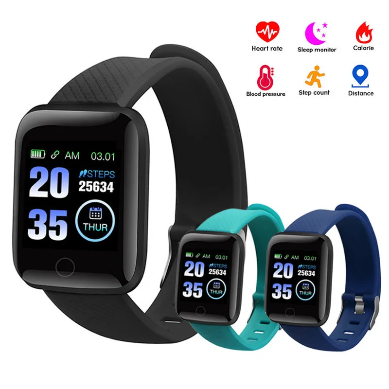 

Waterproof Touch Smart Watch Heart Rate Blood Pressure Sleep Monitor D13 SmartWatch Men Women Sport Pedometer for Android IOS