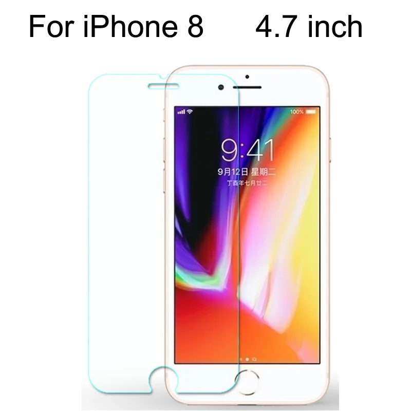 Закаленное стекло для iPhone X XS MAX XR 4 4s 5 5S SE 5c Защитная пленка для экрана iPhone 6 6s 7 8 Plus X glass протектор 10 10 шт - Цвет: For iPhone 8