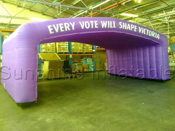 

Customized 8m portable oxford waterproof inflatable arch tent inflatable entrance arch for event party