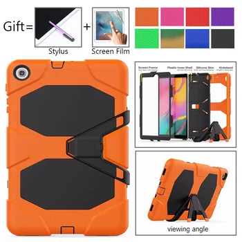

Tablet Shockproof Heavy Duty Armor Case For Samsung Galaxy Tab A 10.1 2019 T510 T515 SM-T515 SM-T510 Soft Silicone Cover Funda
