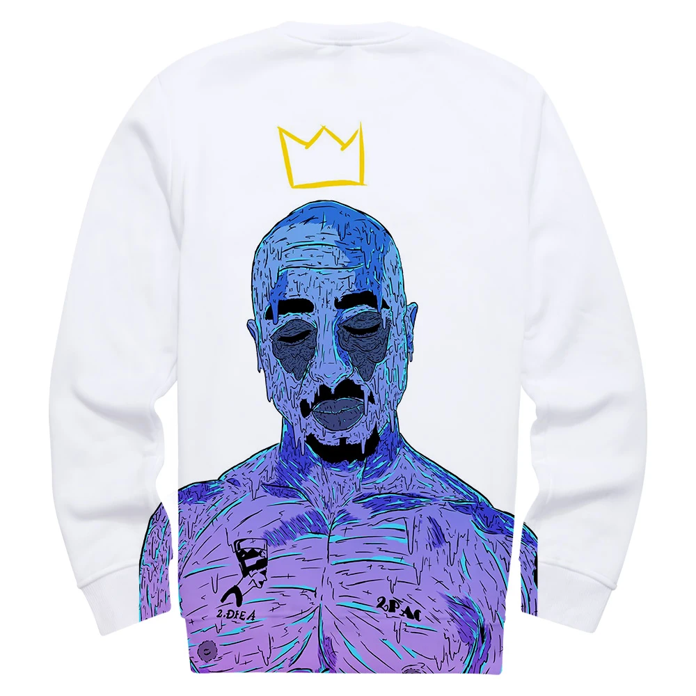 Tupac 2pac мужские/женские толстовки разных цветов белый Kpop зимняя уличная Толстовка