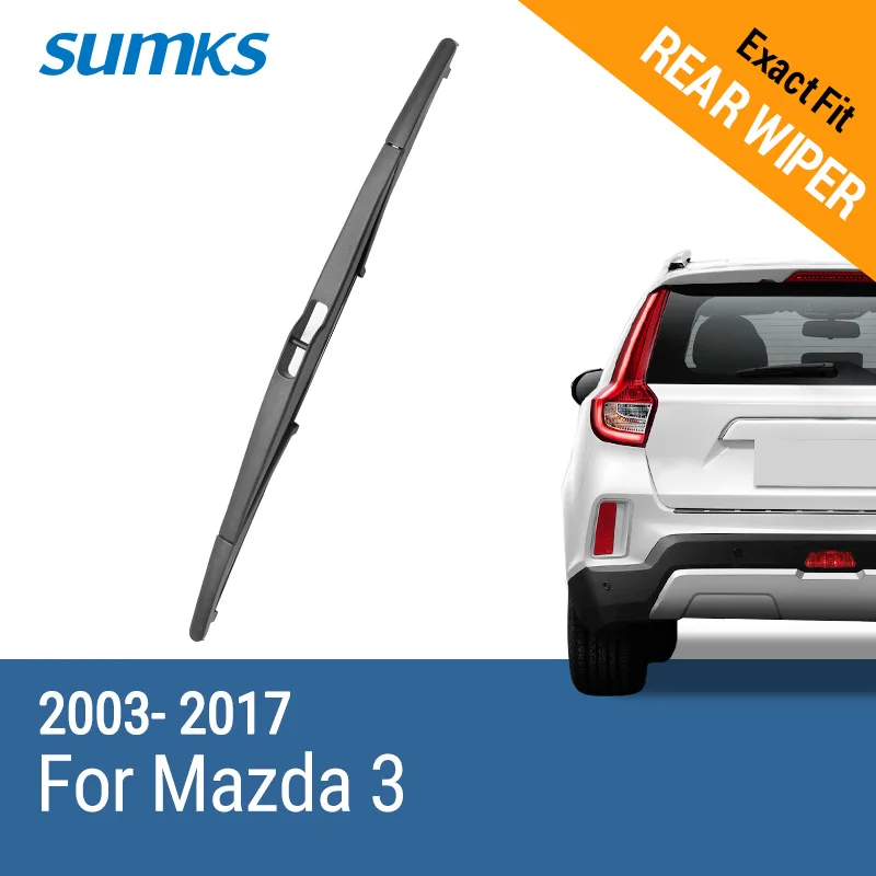 SUMKS Rear Wiper Blade for Mazda 3 2003 2004 2005 2006 2007 2008 2009