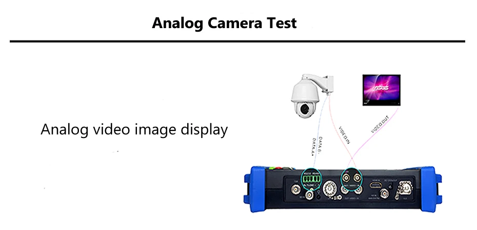 Wsdcam 8600 Plus Серия 7 дюймов ip-камера тест er монитор CCTV Тест er Anolog тест 1080P POE ONVIF 4K H.265 HDMI In& Out RJ45 TDR