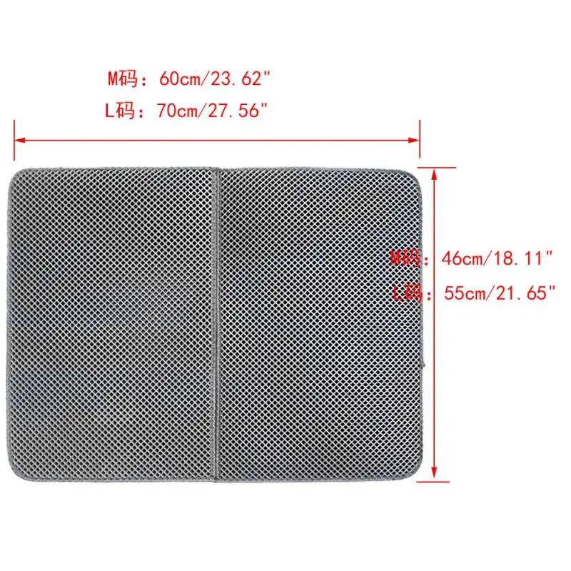 Водонепроницаемый коврик для кошачьего туалета, двухслойный коврик для кошачьего туалета, коврик для животных, коврик для животных с нескользящей подошвой, EVA коврик для кошачьего туалета