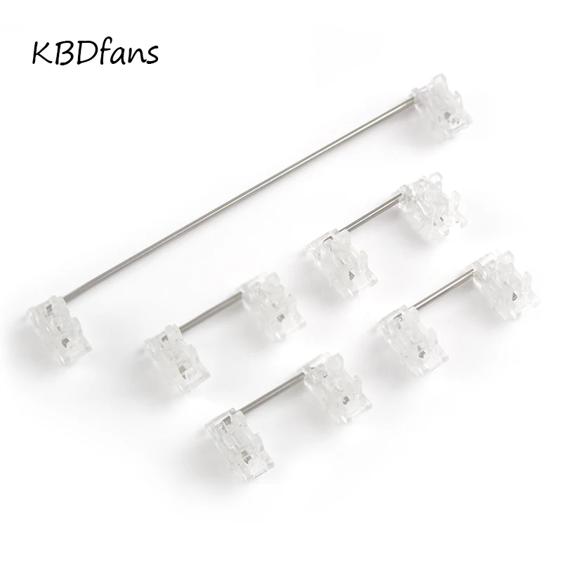  Transparent black Steel plate stabilizers shaft customization Mechanical keyboard plate mount
