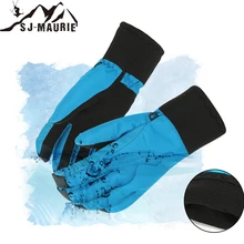 SJ-Maurie Зимние непромокаемые лыжные перчатки полный палец протектор Motorcross перчатки сенсорный экран Guantes мужчины женщины сноуборд