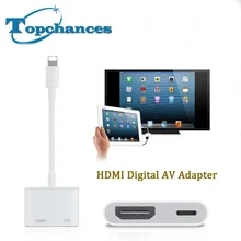 New Lighting to HDMI Lightning AV Adapter HDMI / HDTV TV Digital Cable Adapter For iPhone 5 5s 6 6s 7 7plus for iPad Series
